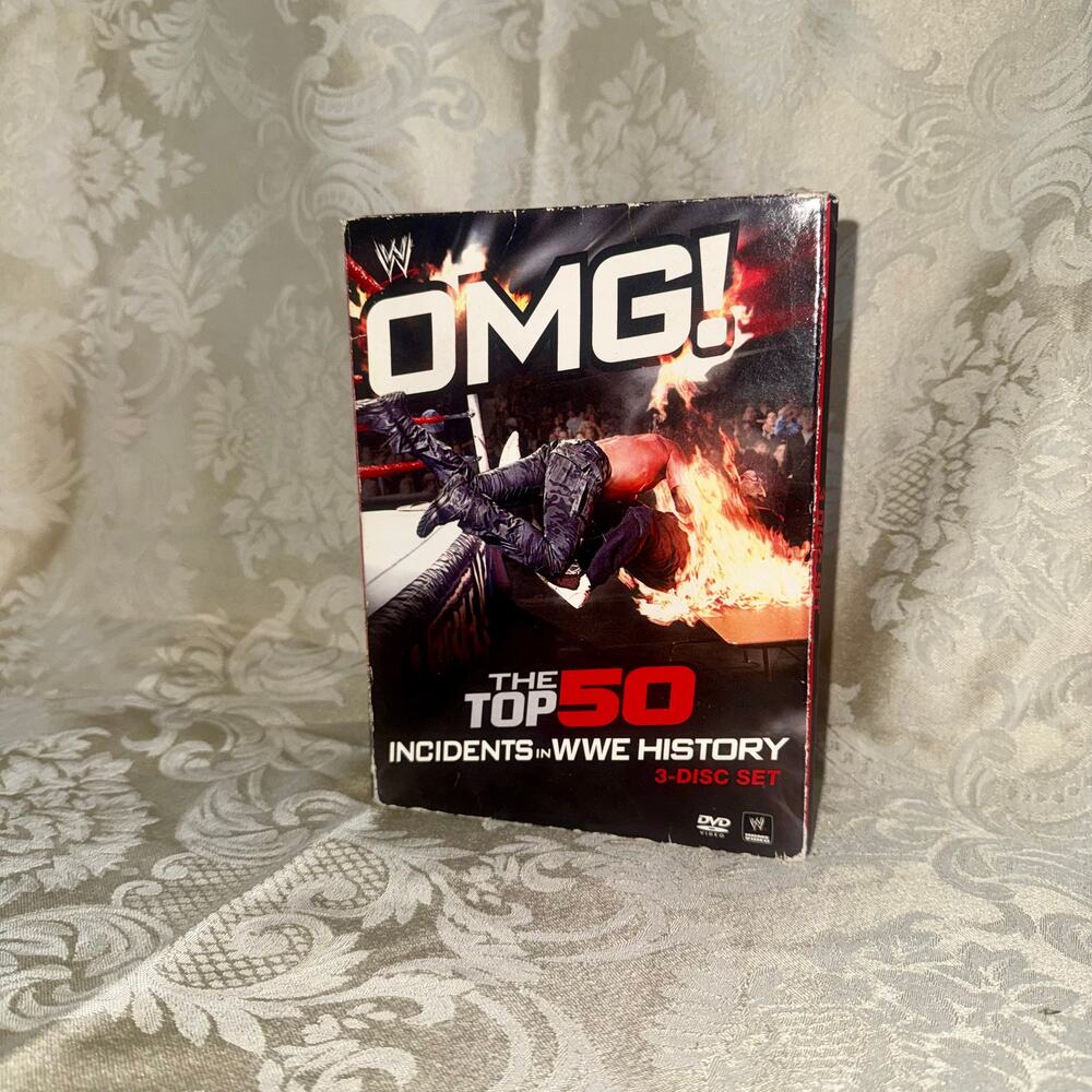 WWE OMG Top 50 Incidents WWE History 3 Disc DVD Set Wrestling